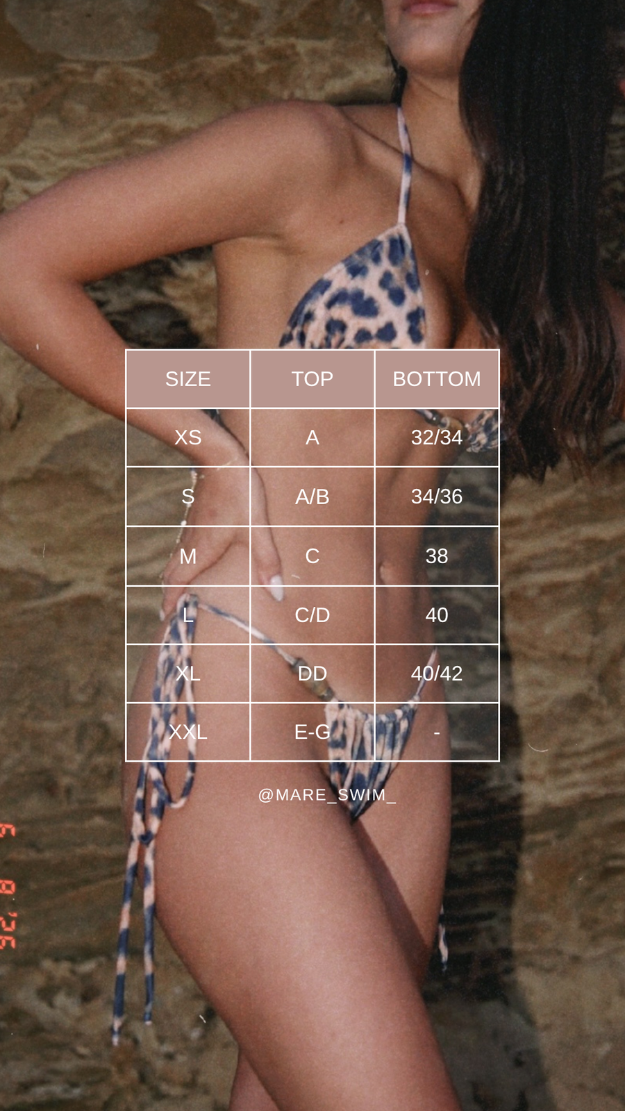 מדריך מידות וגזרות